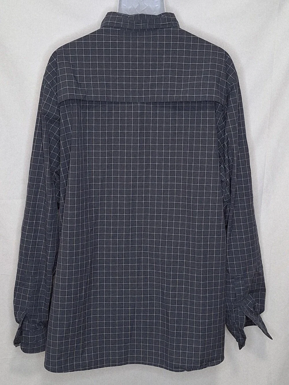 The North Face Classic Men’s Long-Sleeve Windowpane Button-Up Shirt XXL